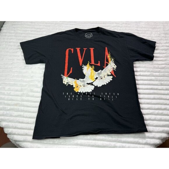 CVLA Rebel Youth Ashes to Ashes Best to Best Men's Large Graphic T-Shirt - Picture 1 of 10